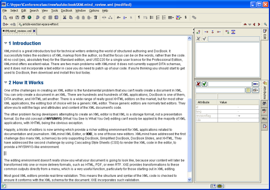 XMLmind XML Editor - Styled View